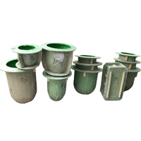 Moule en fibre de verre pour pot de fleurs en béton de jardin, moule extra large en fibre de verre pour jardinière, provenant d'usine chinoise