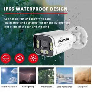 Kit de caméra de sécurité IP Fosvision 4 canaux 4K 8MP PoE <span class=keywords><strong>NVR</strong></span> DVR, vision nocturne couleur, système de caméra CCTV de qualité supérieure - Product Image 3