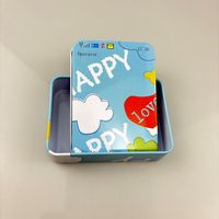 Boîte en papier écologique personnalisée en gros avec logo imprimé, finition vernie, durable, pour usage familial, petite boîte de jeu de cartes