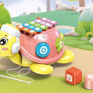 Bébé Montgeometric Formes Assorties Développement Sensoriel Jouet Dessin Animé <span class=keywords><strong>Tortue</strong></span> Piano Musique Éducative Jouets pour Enfants - Product Image 3
