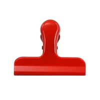 Pince de fermeture à ressort métallique de 78 mm avec logo personnalisé OEM, pince Bulldog pour sacs de café, de collations, de chips, pour la cuisine, la maison, le bureau, le rangement