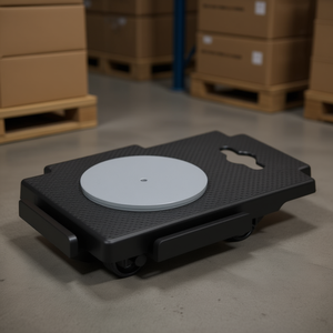 Carrello a 8 Ruote in Polipropilene Nero, Capacità 150 kg, Set di Attrezzi per la Casa - Product Image 2