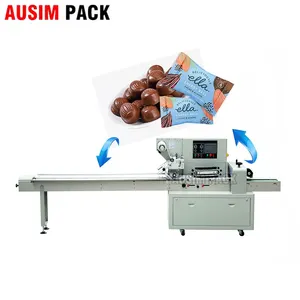 Factory Price New Spinach Pack Machinery Tray Vegetables Bag Packing Flow Pillow Iceberg Lettuce Fruit Vegetable Packing Machine