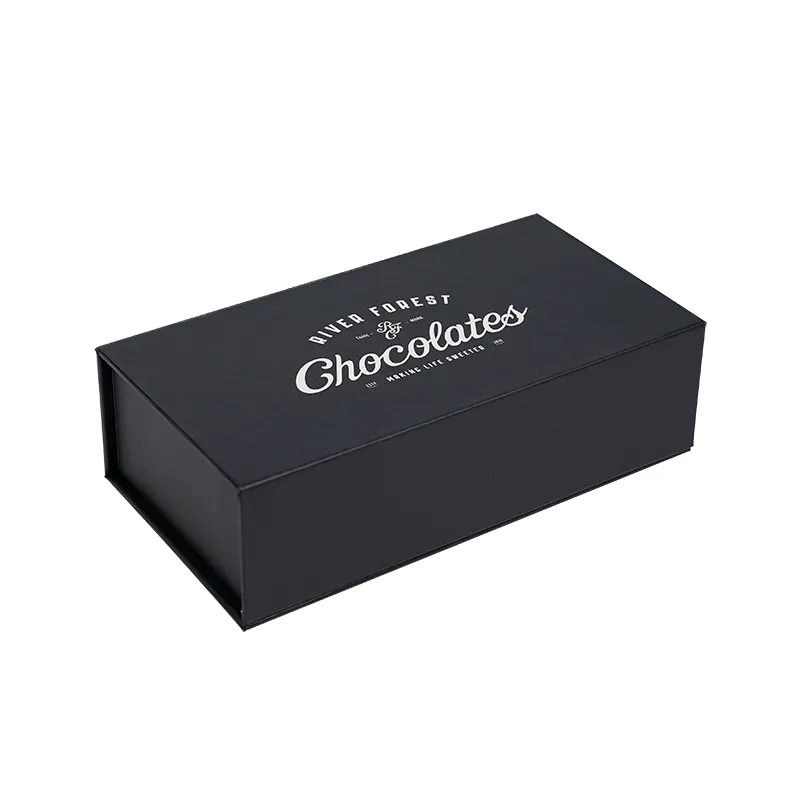 Chocolate Wedding Favors Luxury Boxes Customized Logo Sweet Candy Dividers Gift Packaging Magnetic Box Cushion