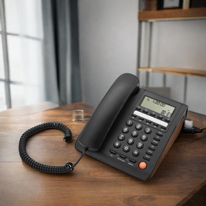 <span class=keywords><strong>Téléphone</strong></span> analogique PSTN RS-M59 OEM&ODM avec écran LCD 16 bits, rétroéclairage bleu, contrôle du volume des sonneries <span class=keywords><strong>à</strong></span> 4 niveaux, <span class=keywords><strong>téléphone</strong></span> <span class=keywords><strong>fixe</strong></span> filaire, 37 numéros de composition rapide - Product Image 6