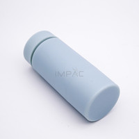 Déodorant portable givré mat de petite taille rouleau sur bouteille en plastique 15g 0.5oz 30g 50g 75g conteneur