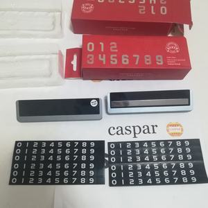 المعادن الهاتف رقم تسجيل والمعادن وقوف السيارات رقم لوحة سيارة معدنية مؤقتة بطاقة ركن السيارة - Product Image 6