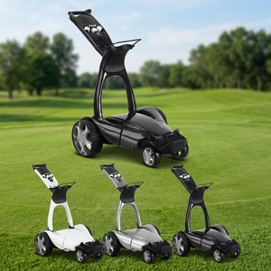 Tout Nouveau Chariot Électrique de Golf Stewarts X10 Follow Signature 4 Roues 20km/h Charge 80kg Batterie Lithium Haute Qualité - Product Image 2