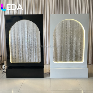 LEDA Wedding Wrought Iron Welcome <b>Stand</b> Rgb Water Flow Background Ornament Banquet Party Venue Decoration Props Custom Wholesale - Product Image 1