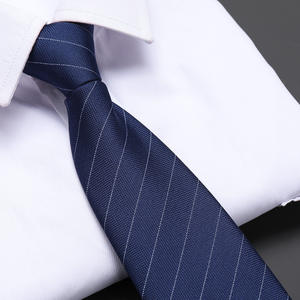 Produits Tendances 2026 pour les Entreprises : Cravates Coréennes Bleues à Fermeture Éclair pour Hommes, Essentiels de Bureau, Cravates Rayées pour Hommes, Indispensables pour Costumes - Product Image 2