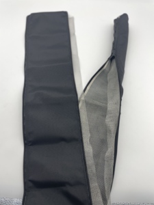 ปลอกหุ้มสายไฟแบบซิป HongDun ZIP-PB โพลีเอสเตอร์ ป้องกัน EMI สำหรับจัดการสายไฟ - Product Image 3