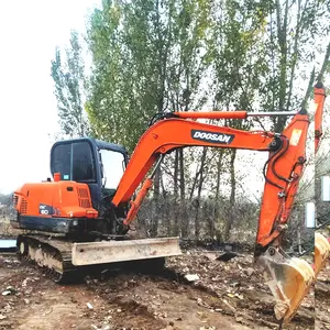 Buen rendimiento MINI EXCAV DIGGER máquina excavadora Doosan usada DOOSAN DX60