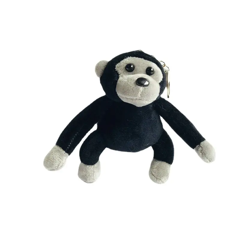 2023 На Заказ Миниатюрный шимпанзе плюшевый брелок мини-горилла обезьяна мягкая плюшевая игрушка брелок подарок украшение