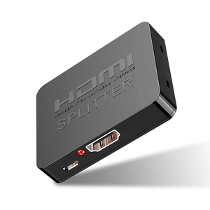 ตัวแยกสัญญาณ HDMI 4K,ตัวแยกสัญญาณวิดีโอ Full HD 1080P ตัวสลับสัญญาณ HDMI 1X2ตัวแยก1ใน2ออกจอแสดงผลคู่สำหรับ HDTV DVD สำหรับ <span class=keywords><strong>PS3</strong></span> Xbox - Product Image 2