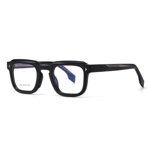 2001 Luxury Business Half-<strong>frame</strong> Exquisite <strong>Titanium</strong> Spectacle <strong>Frames</strong> Fashionable High-end Handmade Men's square <strong>Frame</strong> Glasses - Product Image 5