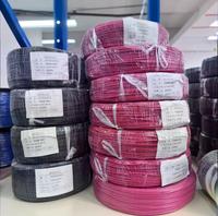 Precio al por mayor de fábrica 6 8 10 12 14 16 18 20 22 24 AWG calibre caucho de silicona suave aislado recubierto Cable de alambre de cobre eléctrico
