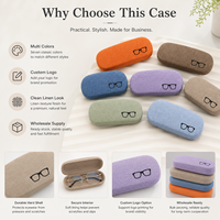 Étui rigide personnalisé pour lunettes, étui de rangement pour lunettes de vue, boîte de rangement pour lunettes de soleil, étuis de luxe pour lunettes de soleil, étuis à lunettes