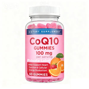 Gommes à mâcher CoQ10 à saveur d'orange 100 mg <span class=keywords><strong>Coenzyme</strong></span> <span class=keywords><strong>Q10</strong></span> Oméga-3 Vitamine B3 Zinc Magnésium pour adultes Gestion de l'énergie pour les femmes enceintes - Product Image 1