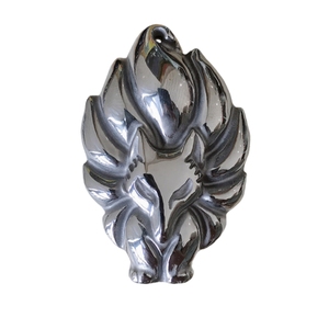 Collar de Moda con Colgante de Piedra Hematita de 30*46MM, Cadena de <span class=keywords><strong>Metal</strong></span> y Cuerda, Dijes de Cristal y Ágata, Selección de Joyería para Regalo - Product Image 5