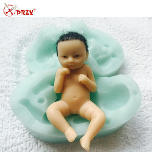 <span class=keywords><strong>Molde</strong></span> de silicona de alta calidad para decoración de tartas, <span class=keywords><strong>fondant</strong></span> 3d reborn para bebés - Product Image 4
