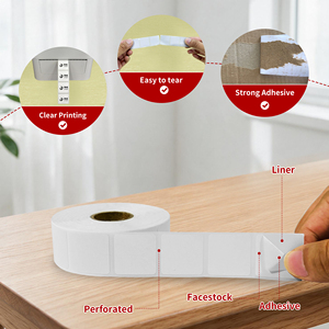Hochwertige selbst klebende QR-<span class=keywords><strong>Code</strong></span>-Etiketten mit einer Größe von 25x25mm, schwarz auf Weiß gedruckt - Product Image 4