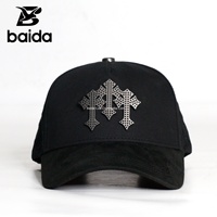 Gorras Personalizadas al por Mayor, Gorras de Béisbol de 5 Paneles, Gorras Rich Forever Bordadas con Visera de Gamuza, Marca Personalizada