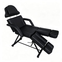Fauteuil de podologie réglable à jambes séparées, table de traitement médical professionnelle pour spa, pour la thérapie de massage des pieds
