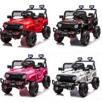 Mobil Mainan Anak Elektrik Off-Road Empat Roda Dengan Remote Control, Baterai Isi Ulang, Plastik, Unisex, Usia 1-6 Tahun