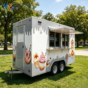 Camion de restauration BBQ personnalisé OEM avec cuisine complète, chariot de nourriture de rue mobile <span class=keywords><strong>à</strong></span> vendre, remorque <span class=keywords><strong>à</strong></span> hot-dogs rapide - Product Image 4