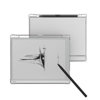 Onyx Boox Go 10.3 Transparent Soft TPU Case Anti-Fall E-Book Cover avec coins renforcés et porte-crayon