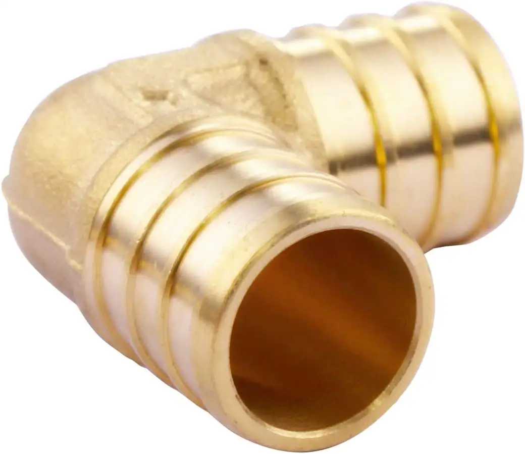 1/2" Brass PEX Fittings for 1/2 inch PEX Pipe Elbow TEE Coupler Straights Kit for Domestic Water and Radiant Heating DZR