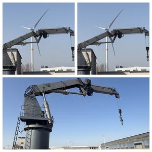 รถเครนยกของขึ้นลงเรือสำหรับงานทางทะเล ขนาด 8 ตัน 9 ตัน 12 เมตร 17 เมตร แบบแขนยืดหดได้ - Product Image 5