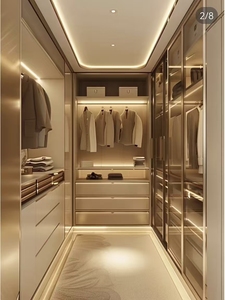 Entrez dans la garde-robe personnalisée haut de gamme, garde-robe modulaire - Product Image 3