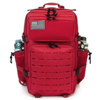 Logo personnalisé étanche Sport Fitness sac à dos 45L Gym sac à dos tactique avec porte-gobelets