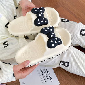 <span class=keywords><strong>Ciabatte</strong></span> Bow Cool da donna, estive, eleganti, da esterno, con suola spessa, per interni, con design a cuore, per una sensazione di morbidezza sotto i piedi - Product Image 3