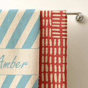 Serviette de plage personnalisée avec nom ludique pour bébé, serviette de bain pour <span class=keywords><strong>piscine</strong></span>, cadeau de vacances - Product Image 4