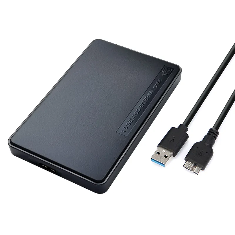 ABS 2.5inch 5GbPS external small portable hard disk enclosure disco duro hdd 25 sata usb3.0 SATA ssd hdd enclosure With Cable