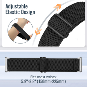 Elastique Réglable Confortable Durable Nylon Bracelet pour <span class=keywords><strong>Huawei</strong></span> Watch Fit 4 <span class=keywords><strong>Pro</strong></span>/<span class=keywords><strong>Huawei</strong></span> Watch Fit 4/<span class=keywords><strong>Huawei</strong></span> Watch Fit <span class=keywords><strong>3</strong></span> - Product Image 3