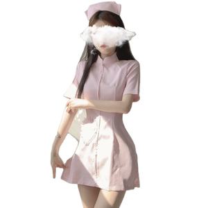 Pakaian Dalam Seksi Baru 2022 Rok Pendek Seksi Kerah V Gairah Panas Seragam Perawat Godaan Setelan Role Play - Product Image 1