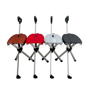 RAGON-IEC Longshizhou Folding Walking Stick <b>Chair</b> 88*12CM Non-Slip Design For Outdoor Hiking And Elderly Use - Product Image 2