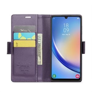 Favorito para <span class=keywords><strong>Samsung</strong></span> <span class=keywords><strong>Galaxy</strong></span> A34 5G CaseMe <span class=keywords><strong>023</strong></span> hebilla de mariposa Litchi textura RFID funda de teléfono de cuero antirrobo - Product Image 4