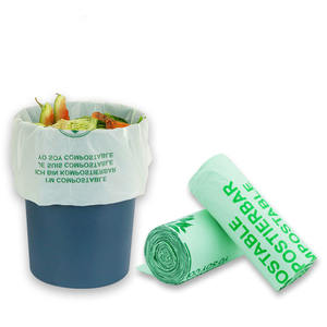 Sacs poubelle biodégradables en amidon de maïs écologiques, nouveaux sacs poubelle en plastique pour déchets de cuisine étanches - Product Image 1