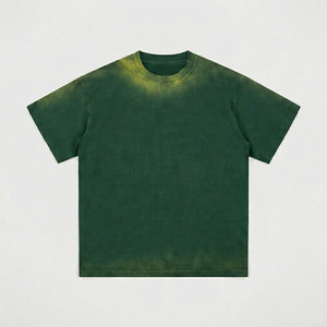260GSM Heavyweight Washed Oversized T-Shirt Custom Vintage Wash Streetwear Tee Unisex Drop Shoulder Oversized T-Shirt Premium - Product Image 1