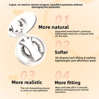 Nouvelles Cils Magnétiques 2026, Maquillage Naturel, Sans Eyeliner ni Colle, Ensemble de Cils Magnétiques Légers et Imperméables