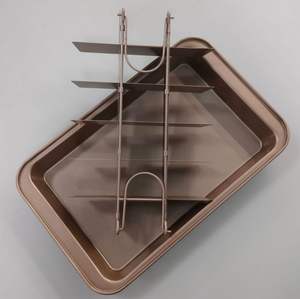 Moule à <span class=keywords><strong>gâteau</strong></span> rectangulaire antiadhésif avec fond amovible, séparateurs robustes, moule à pâtisserie, plats et moules à pâtisserie - Product Image 6