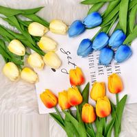 Heetverkopende mini-tulpen kunstbloemen nieuwe populaire huisdecoratie met real touch bloemendesign groothandel goedkope bloemstijl