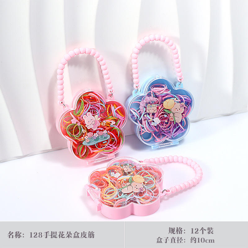 128 Handheld Flower Box Elastic Bands 1 Box