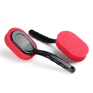 Car Tire Waxing Brush Can Replace The Glazing Long Handled Sponge Anto Cleaning And Beauty Tool Tire polish brush