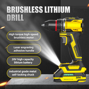 Máy khoan búa không dây mới nguyên hộp, tốc độ biến thiên, dùng pin <span class=keywords><strong>Makita</strong></span>, hỗ trợ OEM tùy chỉnh - Product Image 2