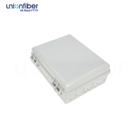 Boîtier de distribution de fibre optique extérieur Unionfiber 24 cœurs IP65, 24 ports, point d'accès réseau FTTX, adaptateur SC LC, pigtail, répartiteur PLC 1x24